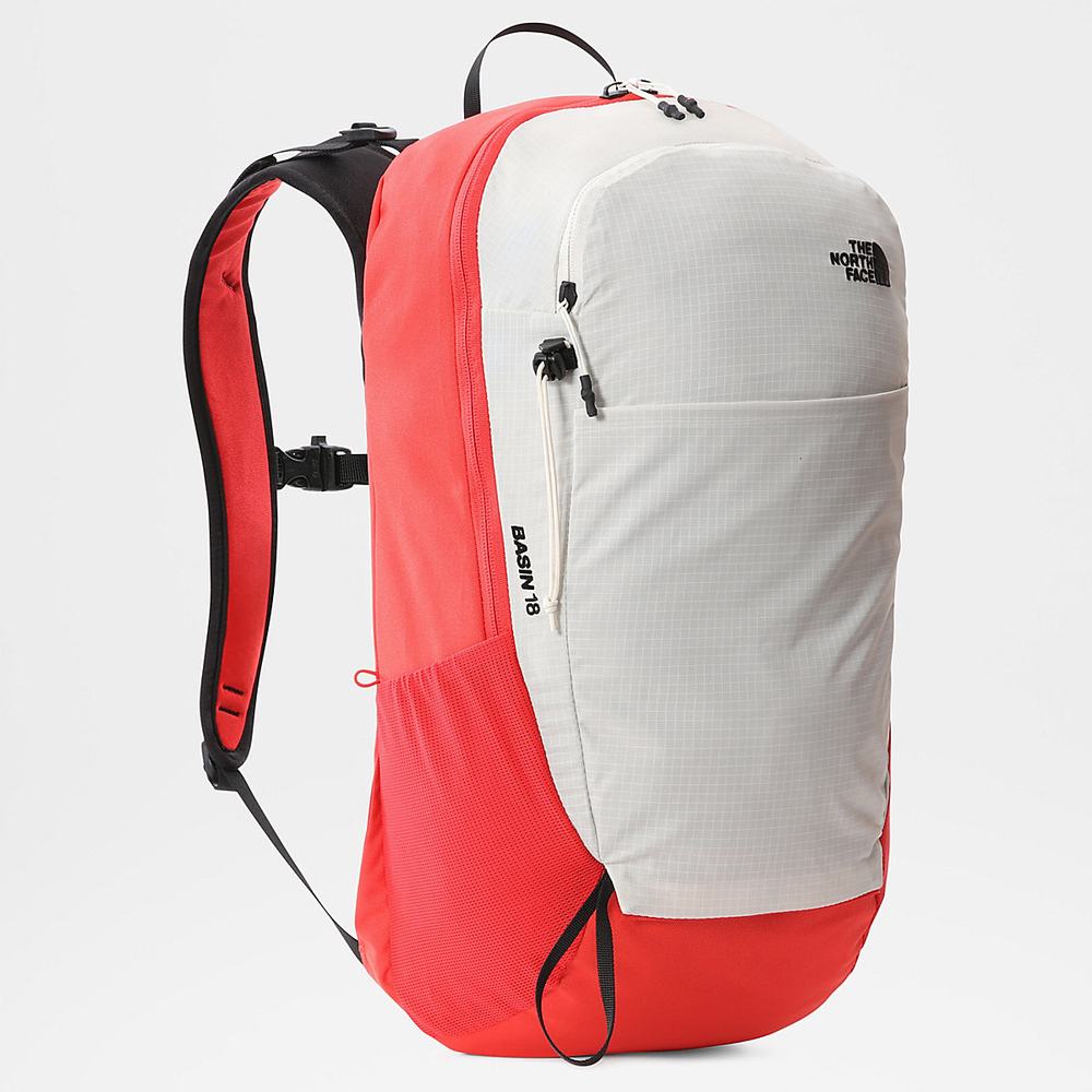 Batohy The North Face BASIN 18L Damske Biele Červené | BQN-493785