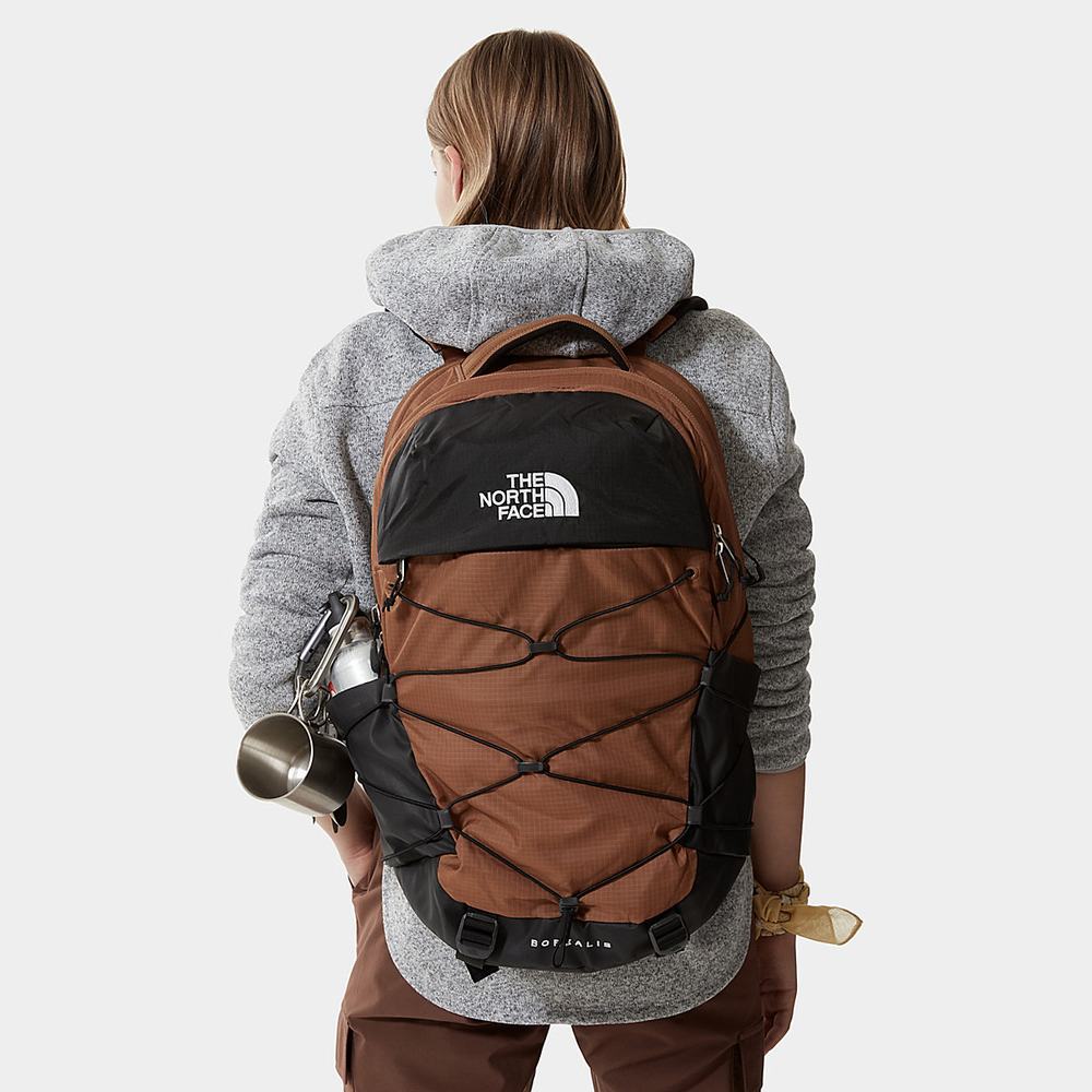 Batohy The North Face BOREALIS Chlapcenske Tmavo Zelene Hnede Čierne | EMJ-483215
