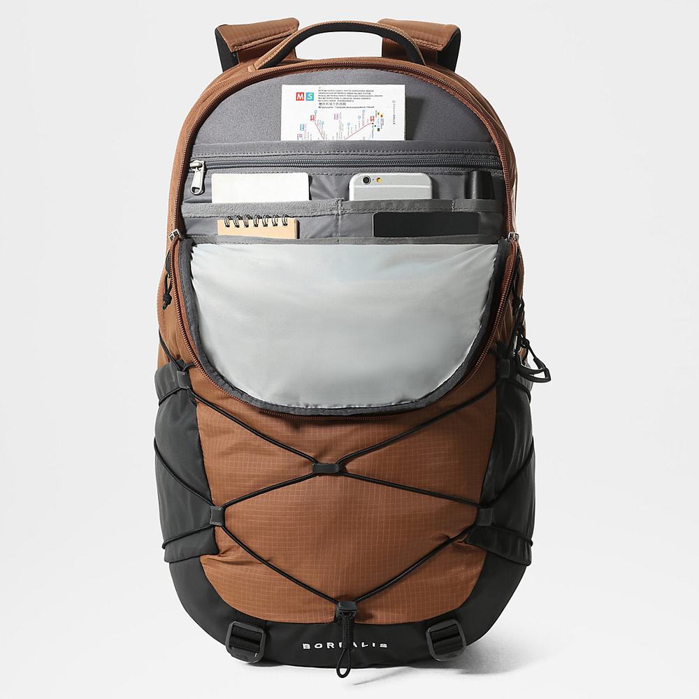 Batohy The North Face BOREALIS Chlapcenske Tmavo Zelene Hnede Čierne | EMJ-483215