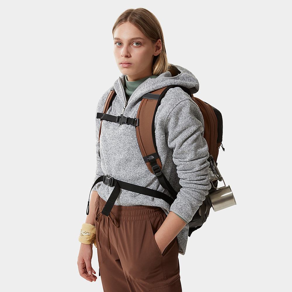 Batohy The North Face BOREALIS Chlapcenske Tmavo Zelene Hnede Čierne | EMJ-483215