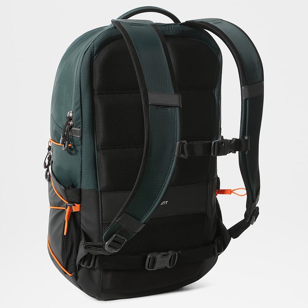Batohy The North Face BOREALIS Chlapcenske Tmavo Olivovo Zelená Červené Zelene Oranžové | UJG-987635