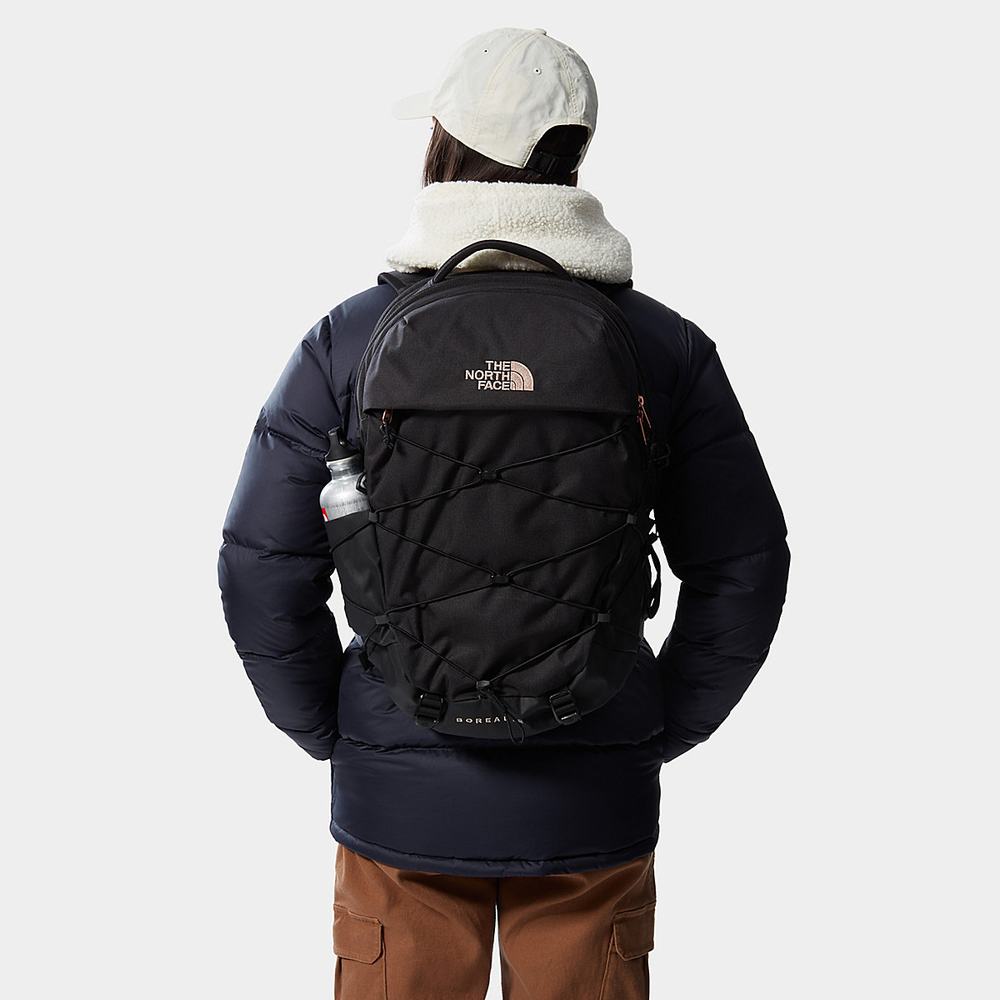 Batohy The North Face BOREALIS Damske Čierne Koralove Metal | TGQ-210937