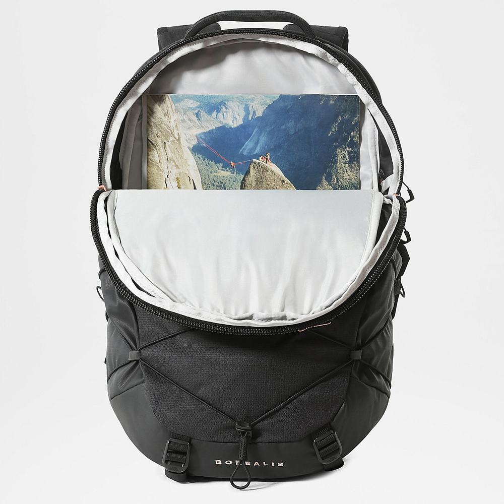Batohy The North Face BOREALIS Damske Čierne Koralove Metal | TGQ-210937