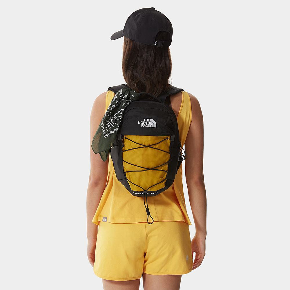 Batohy The North Face BOREALIS MINI Dievcenske Žlté Čierne | EQW-084129