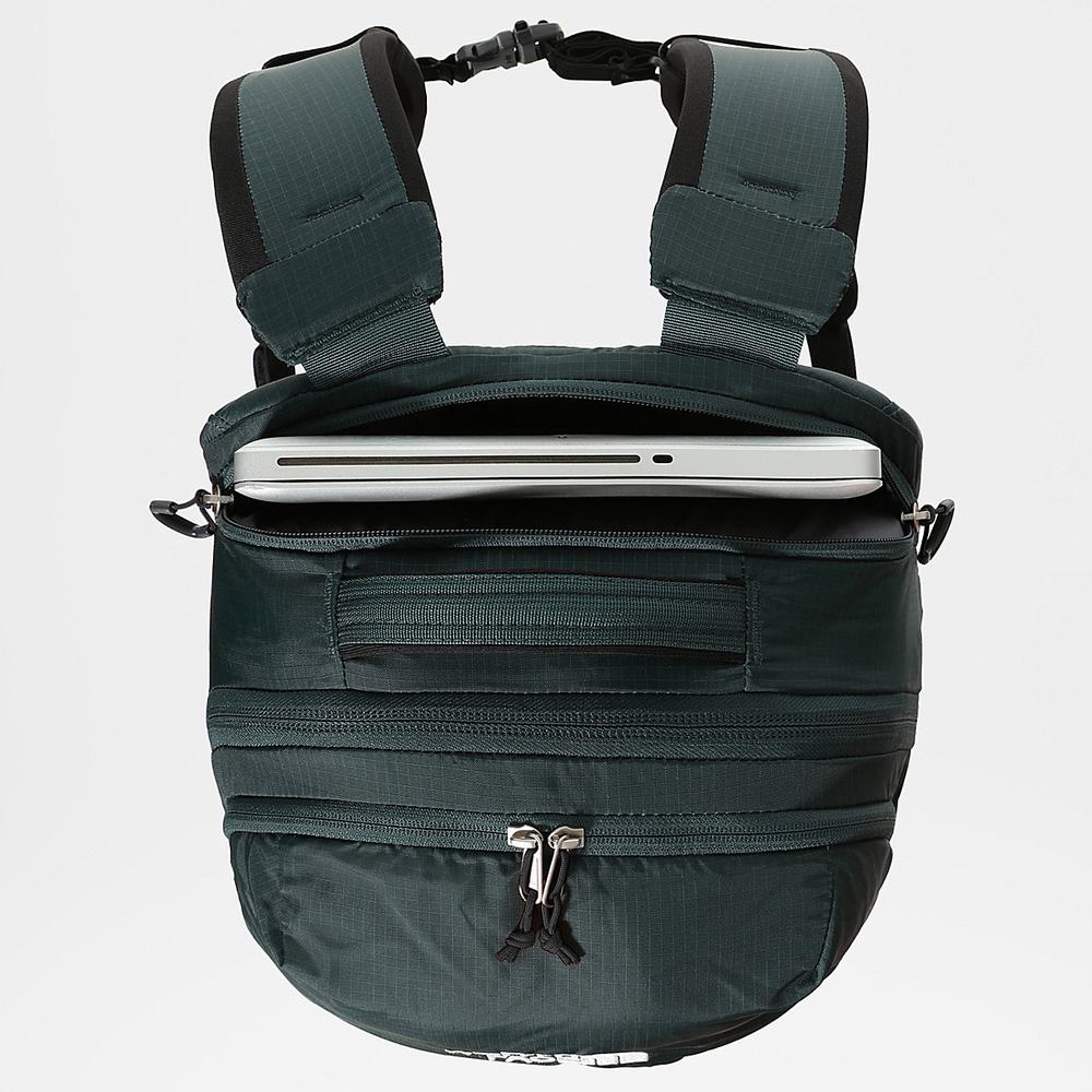 Batohy The North Face BOREALIS Panske Tmavo Olivovo Zelená Červené Zelene Oranžové | FVJ-421375