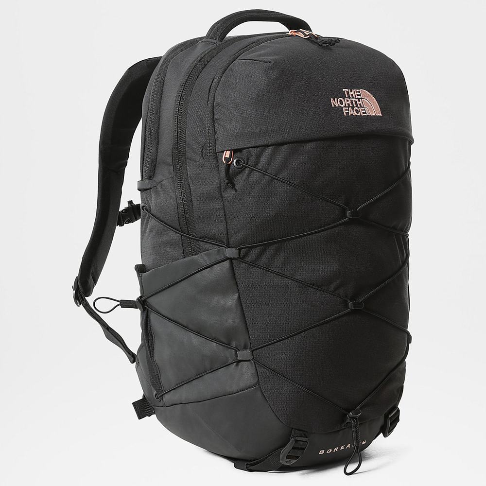 Batohy The North Face BOREALIS Panske Čierne Koralove Metal | CBE-518249