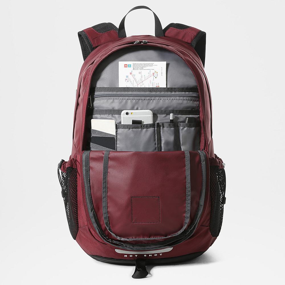 Batohy The North Face Hot Shot - Special Edition Dievcenske Červené Čierne | KOY-035764