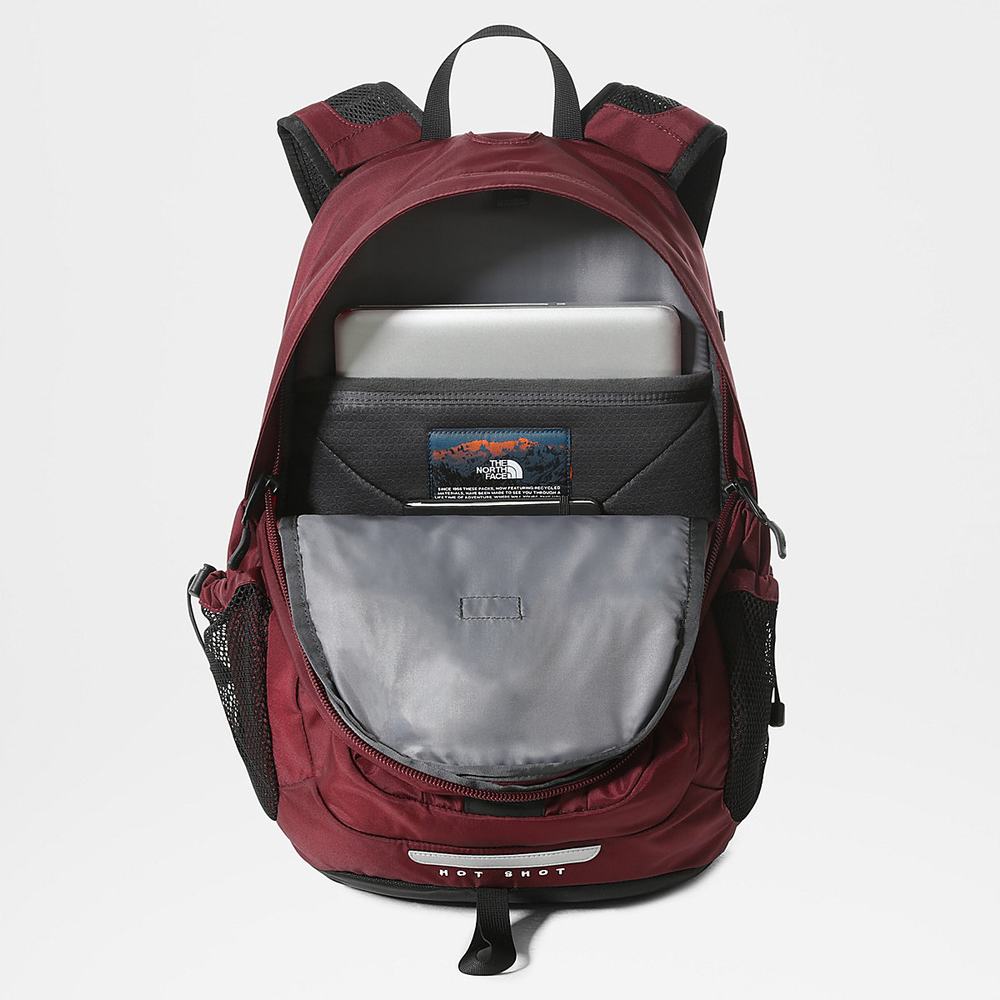 Batohy The North Face Hot Shot - Special Edition Dievcenske Červené Čierne | KOY-035764