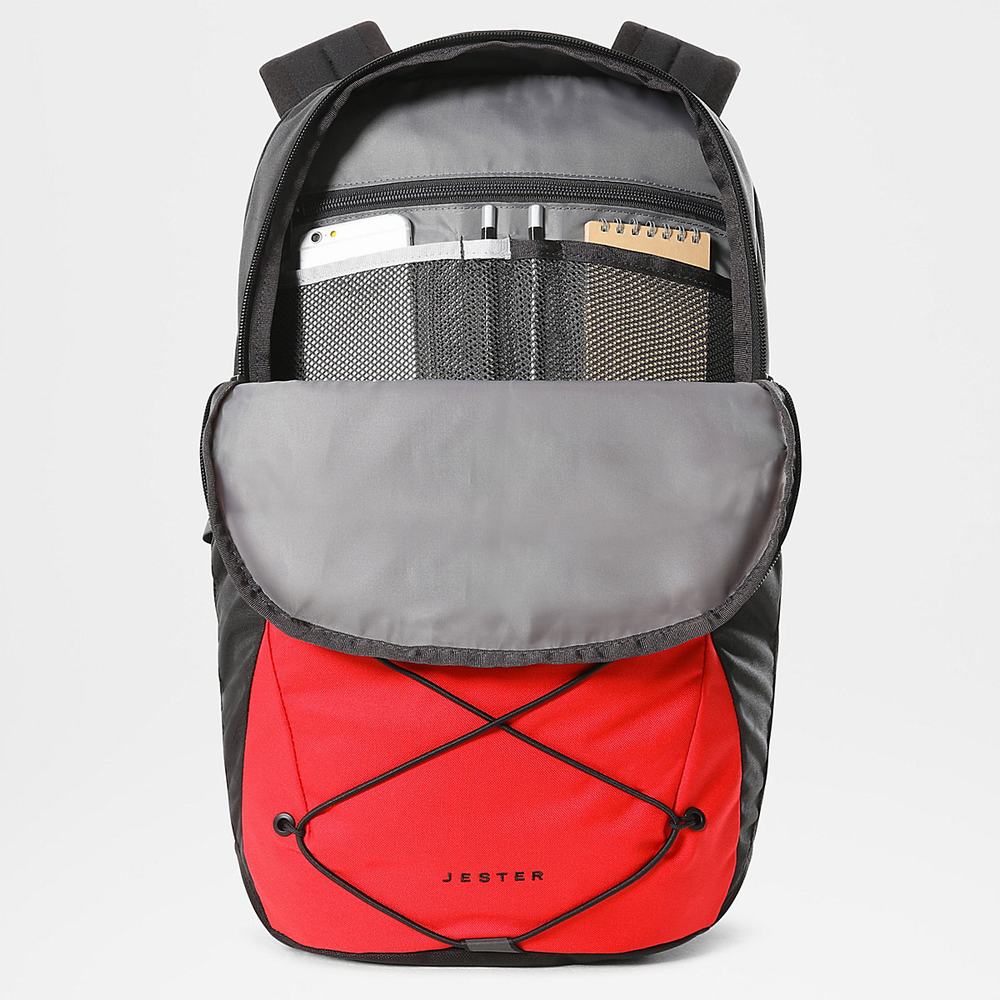 Batohy The North Face Jester Chlapcenske Červené Čierne | DPF-034852