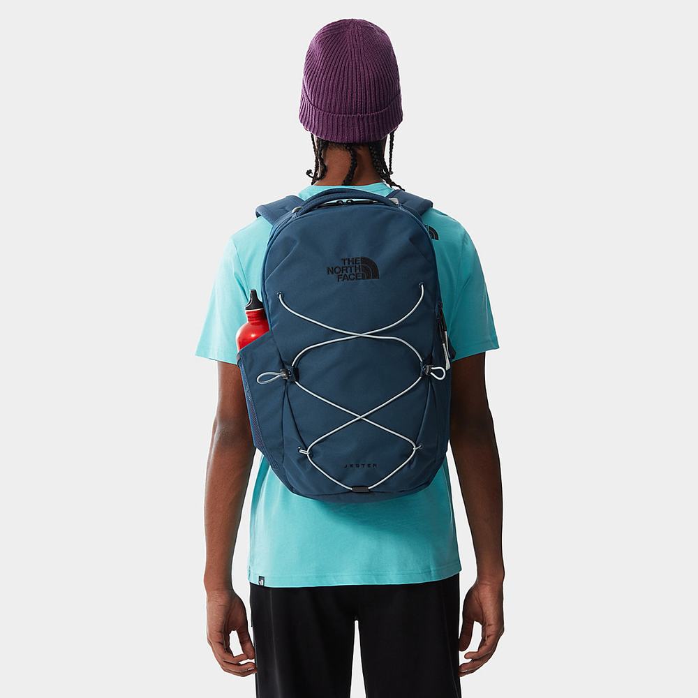 Batohy The North Face Jester Chlapcenske Modre Strieborne Modre | YAI-105324