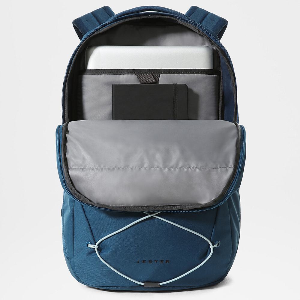 Batohy The North Face Jester Chlapcenske Modre Strieborne Modre | YAI-105324