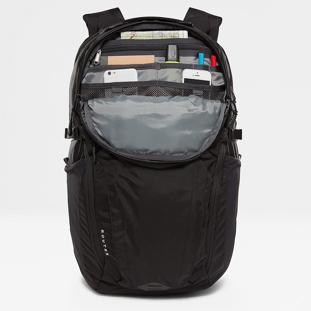 Batohy The North Face Router Damske Čierne | FHT-817230