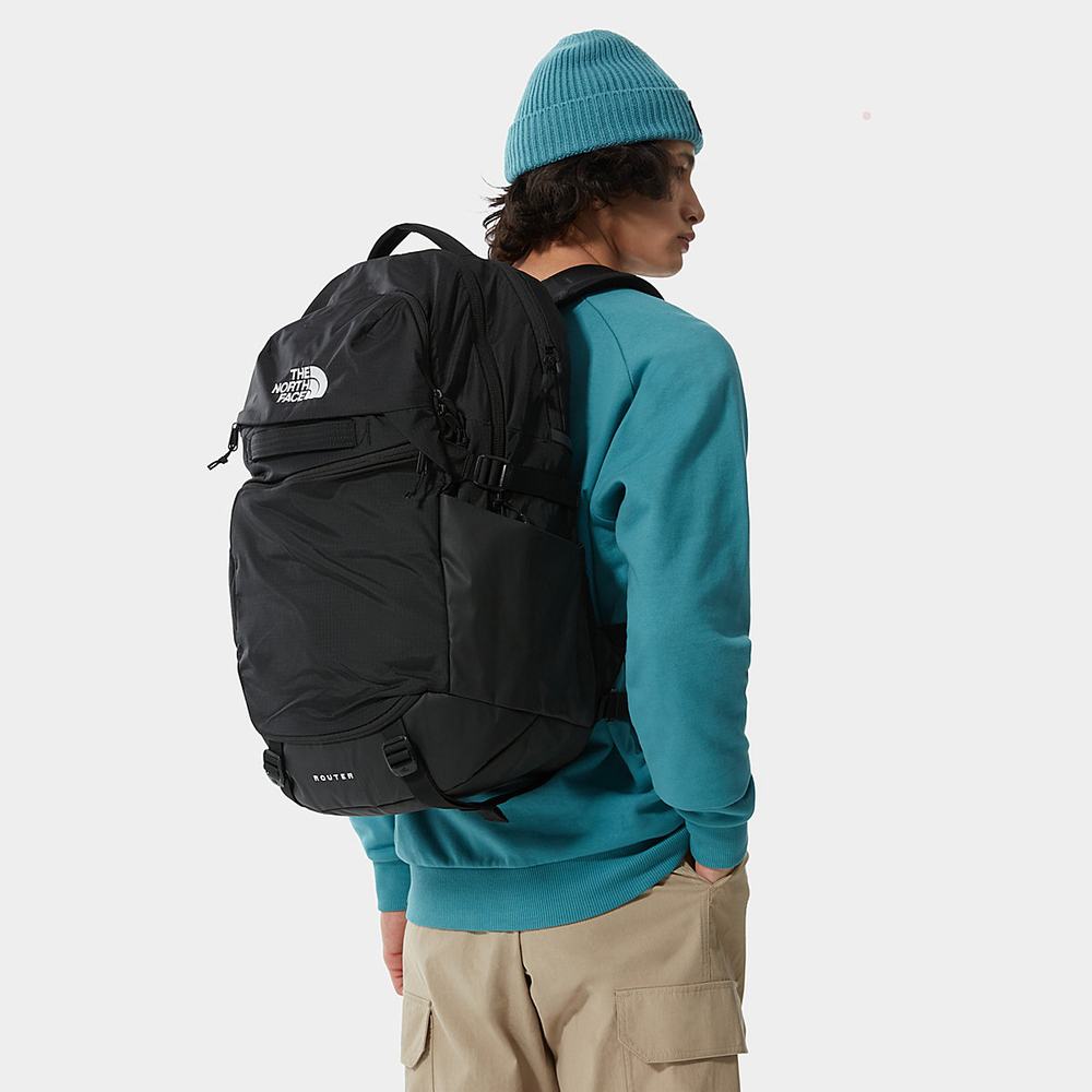 Batohy The North Face Router Damske Čierne | GDC-341296