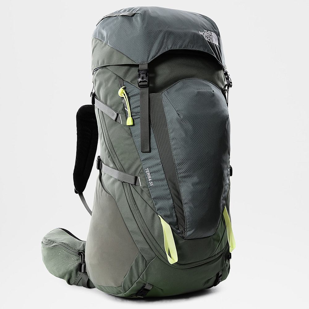 Batohy The North Face Terra 55-Litre Turisticke Damske Zelene Svetlo Zelene Žlté | MRY-861392