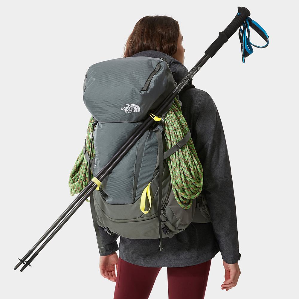 Batohy The North Face Terra 55-Litre Turisticke Panske Zelene Svetlo Zelene Žlté | UQG-285914