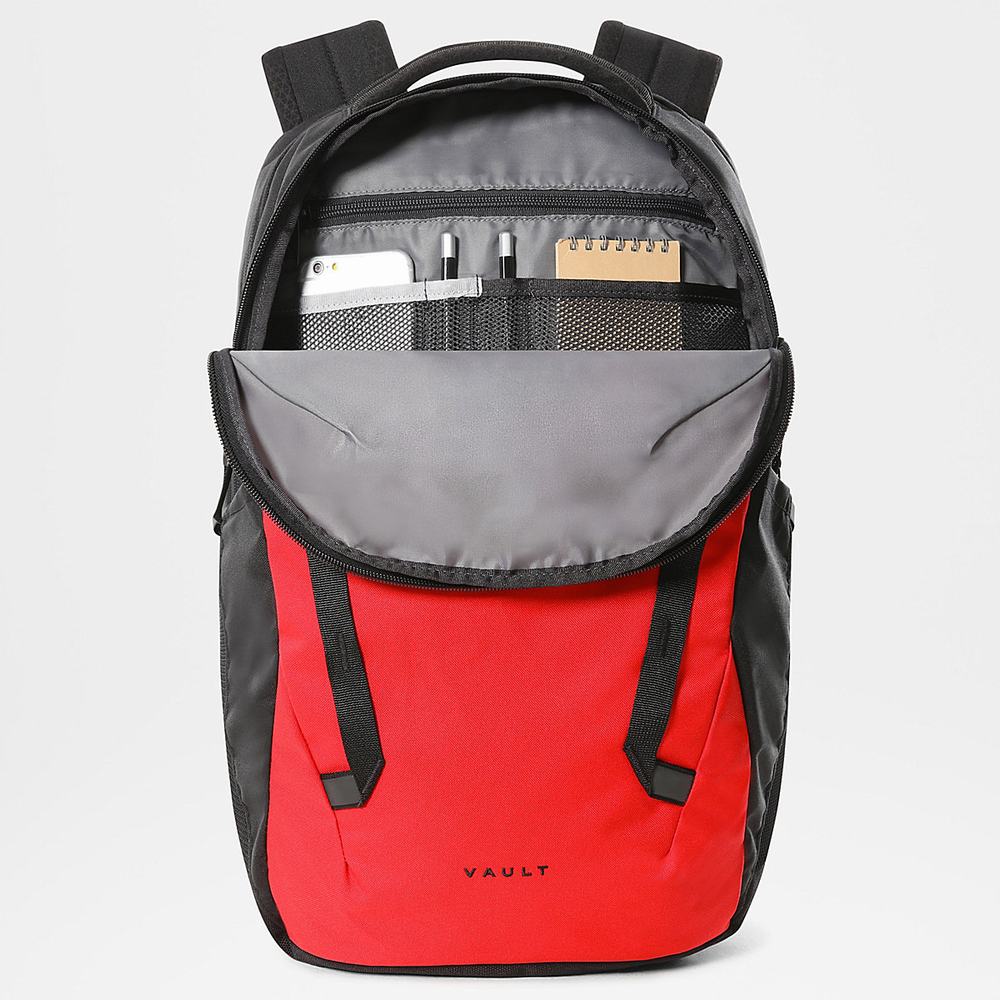 Batohy The North Face Vault Chlapcenske Červené Čierne | BGM-560143