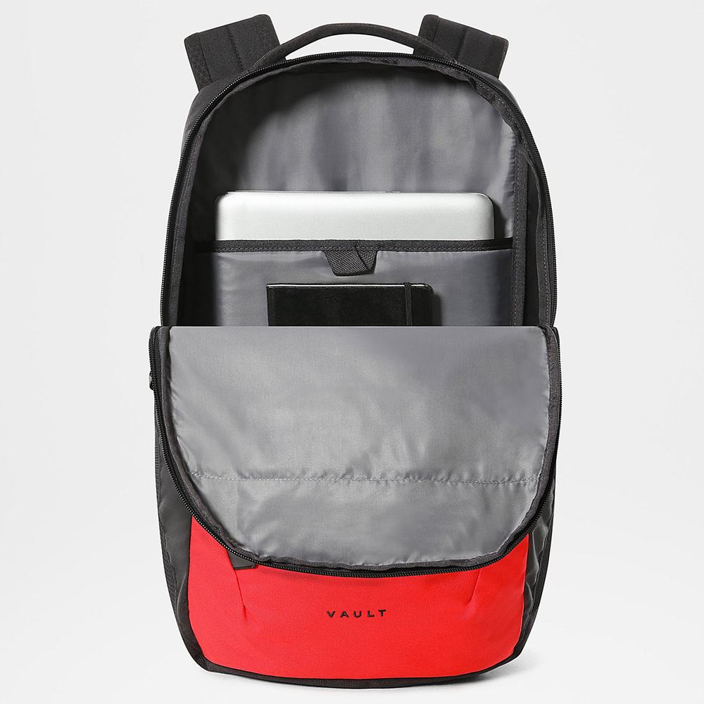 Batohy The North Face Vault Chlapcenske Červené Čierne | BGM-560143