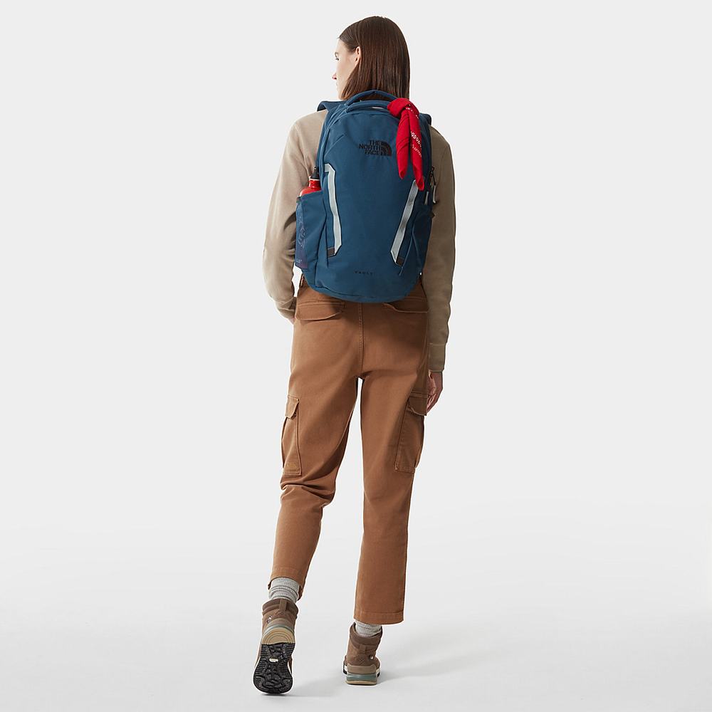 Batohy The North Face Vault Dievcenske Modre Strieborne Modre | WKX-803146