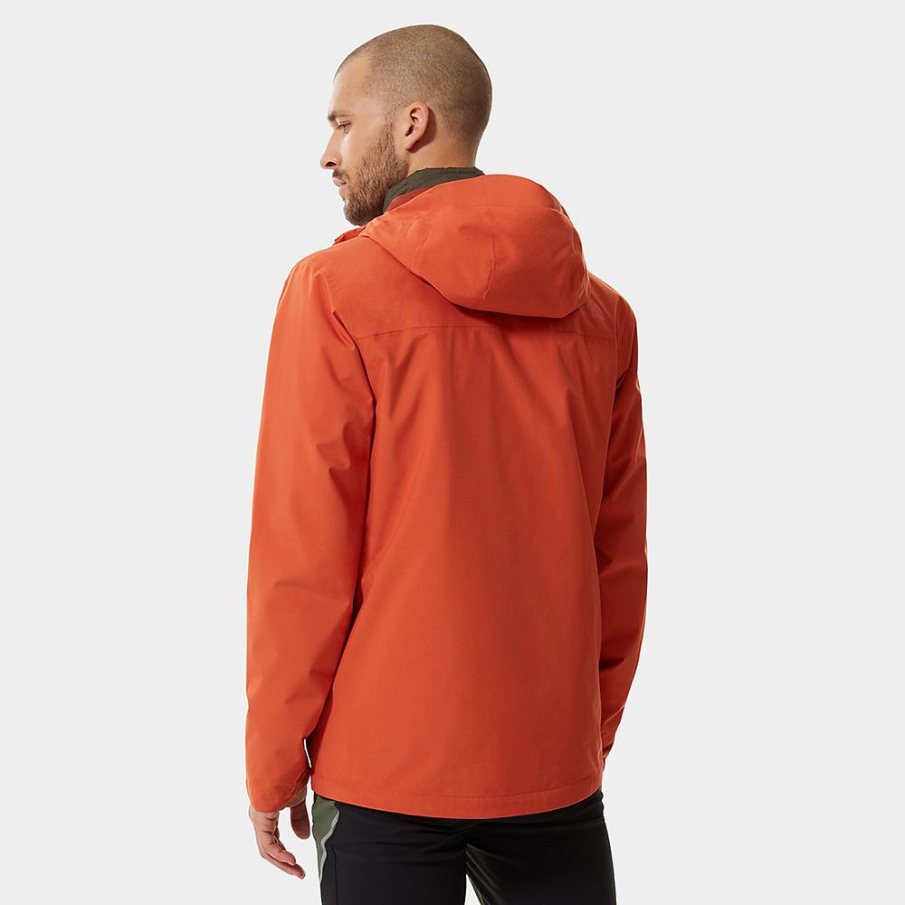 Bunda 3v1 The North Face Carto Triclimate Panske Oranžové | QGY-286503