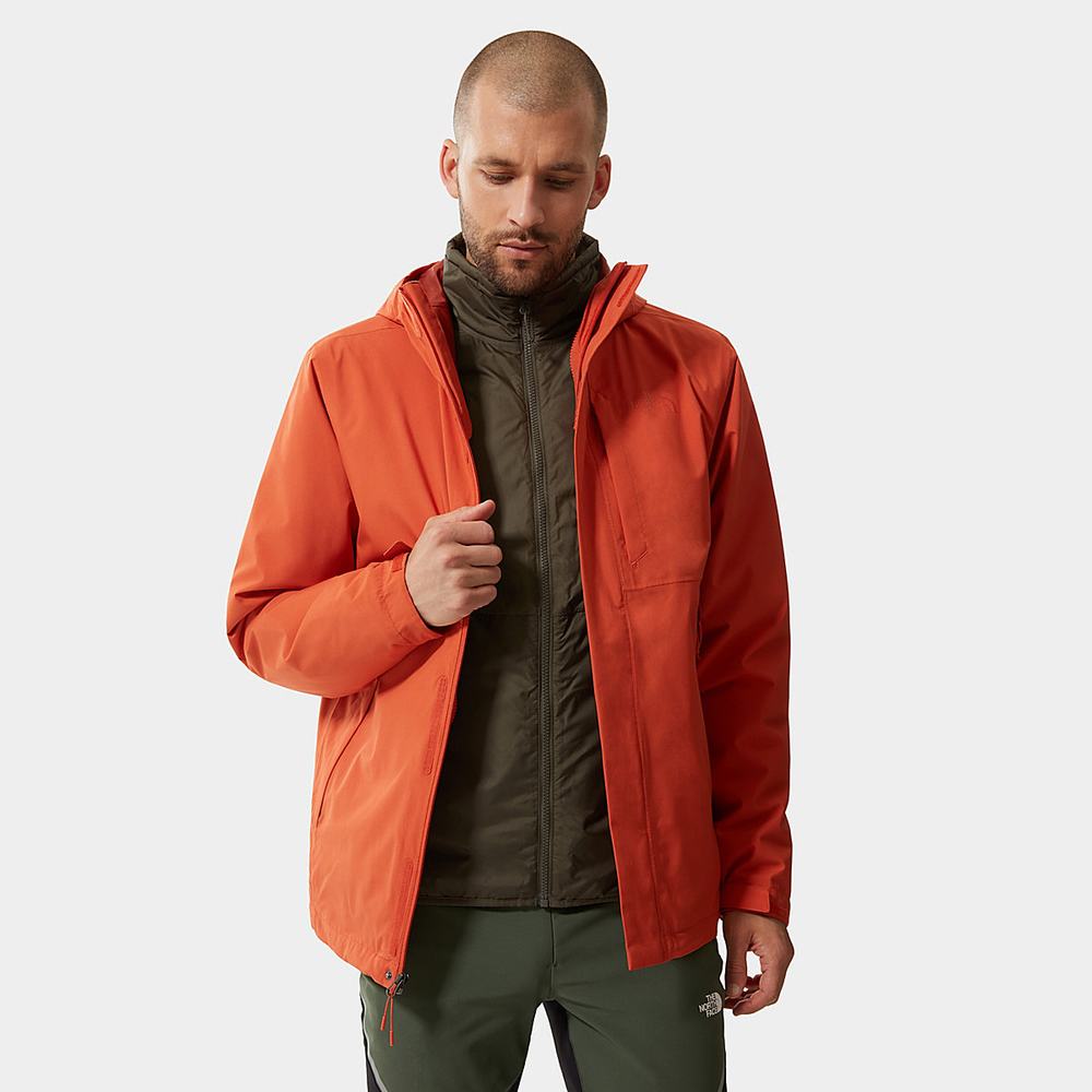 Bunda 3v1 The North Face Carto Triclimate Panske Oranžové | QGY-286503