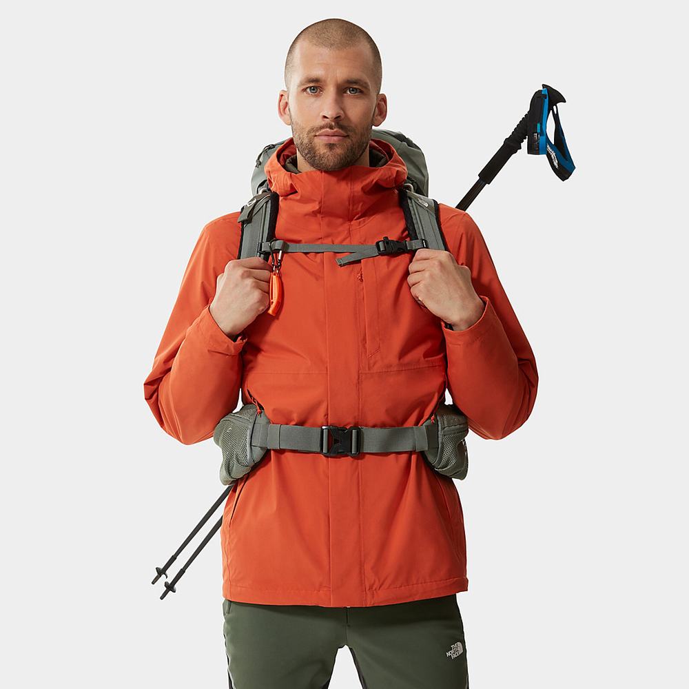 Bunda 3v1 The North Face Carto Triclimate Panske Oranžové | QGY-286503