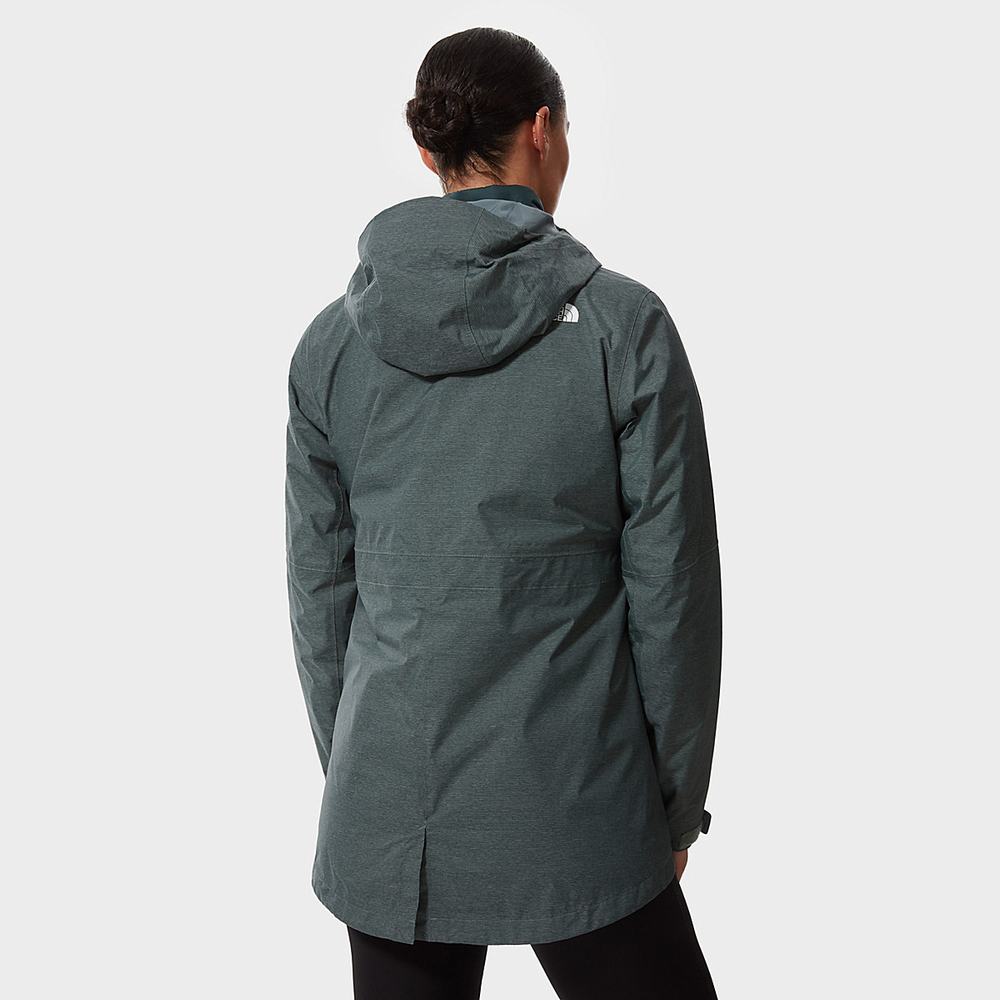 Bunda 3v1 The North Face Hikesteller Triclimate Damske Zelene Tmavo Olivovo Zelená Zelene | DTX-805314
