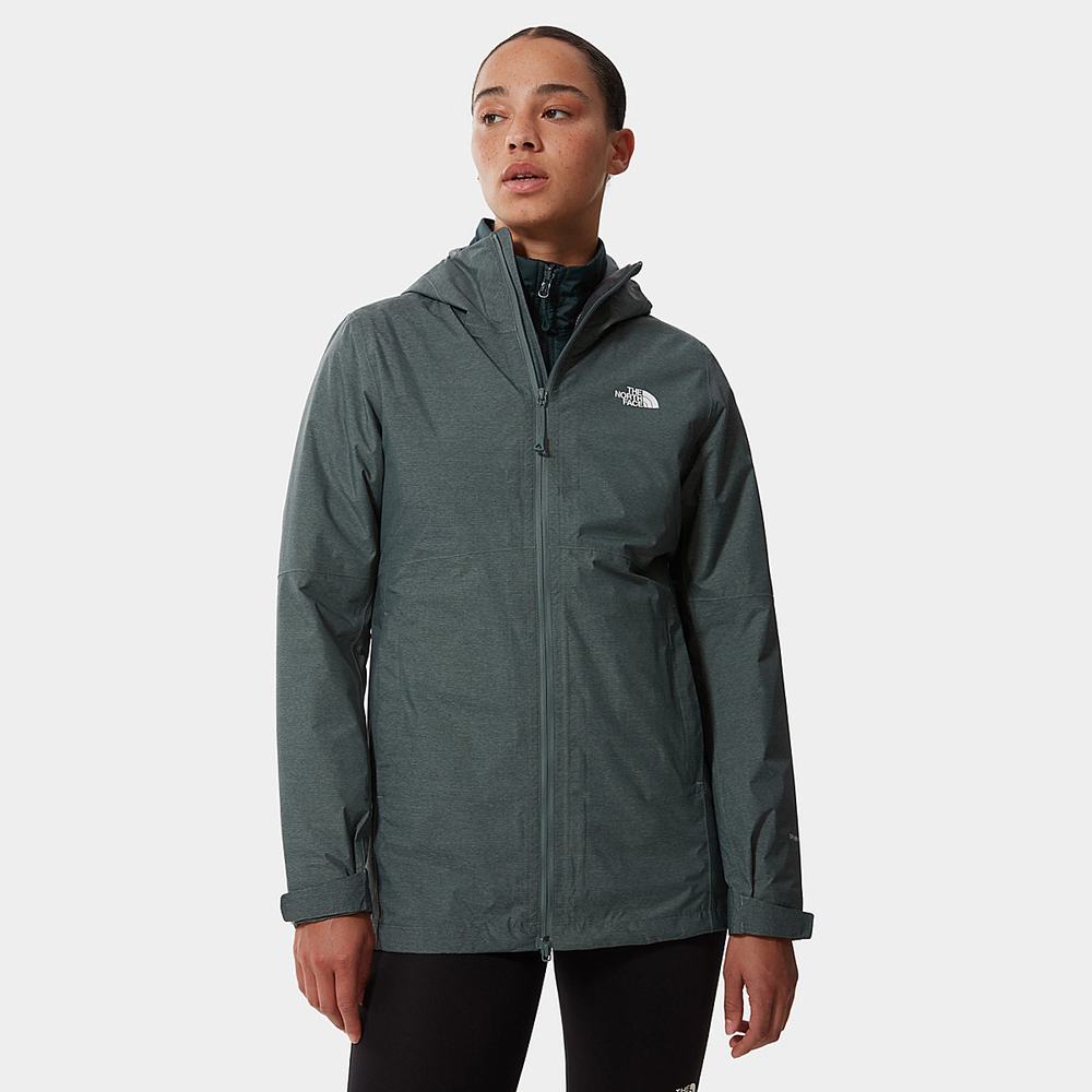 Bunda 3v1 The North Face Hikesteller Triclimate Damske Zelene Tmavo Olivovo Zelená Zelene | DTX-805314