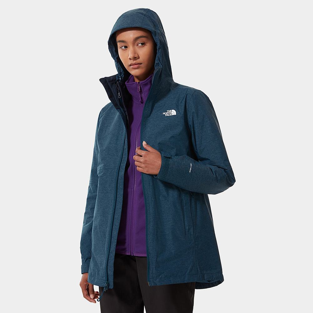 Bunda 3v1 The North Face Hikesteller Triclimate Damske Modre Námornícka Modrá | GSW-078146