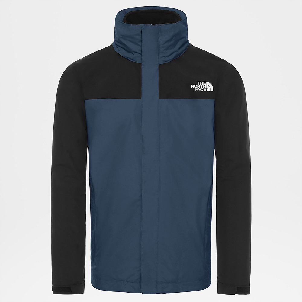 Bunda 3v1 The North Face Original Triclimate Panske Modre Tyrkysové Čierne | DAR-805346