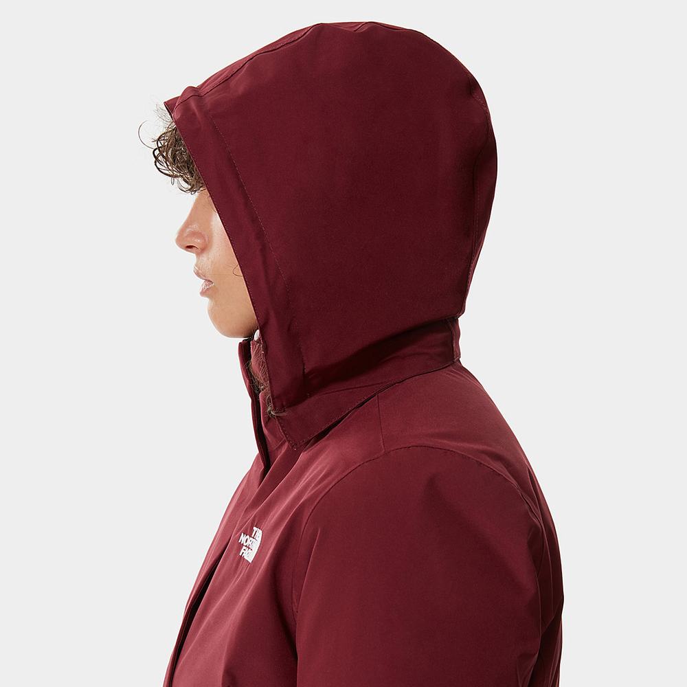 Bunda 3v1 The North Face Suzanne Triclimate Damske Červené Biele | SUM-456710
