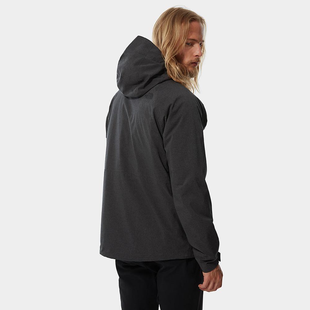 Bunda 3v1 The North Face THERMOBALL™ Eco Triclimate Panske Tmavo Siva Čierne | VNL-497053