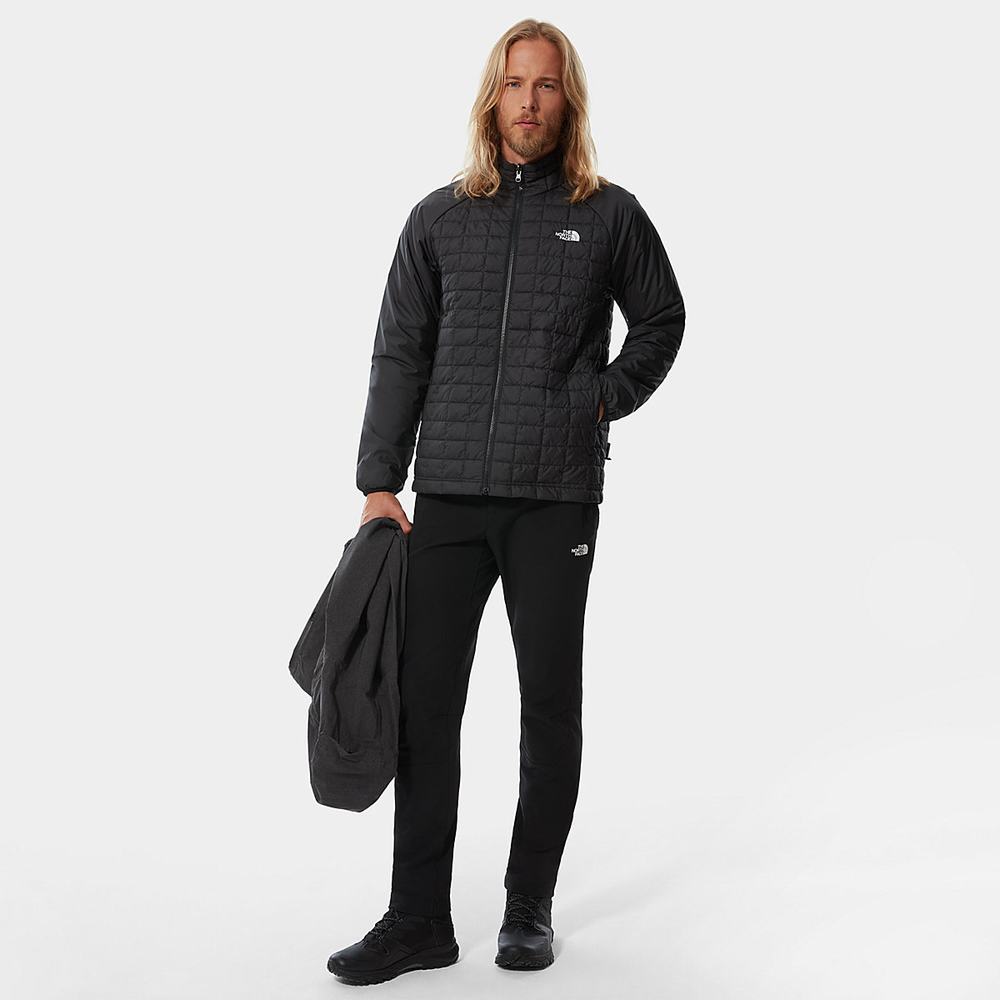 Bunda 3v1 The North Face THERMOBALL™ Eco Triclimate Panske Tmavo Siva Čierne | VNL-497053
