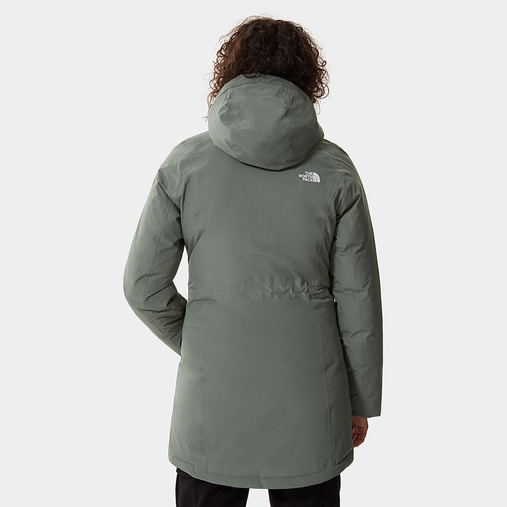 Bundy Parka The North Face Brooklyn Damske Zelene | YGK-849016