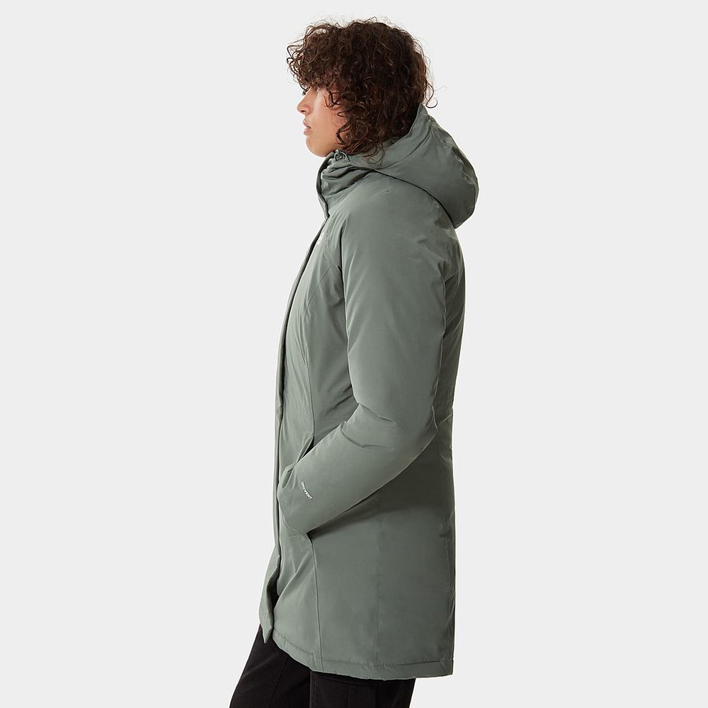 Bundy Parka The North Face Brooklyn Damske Zelene | YGK-849016
