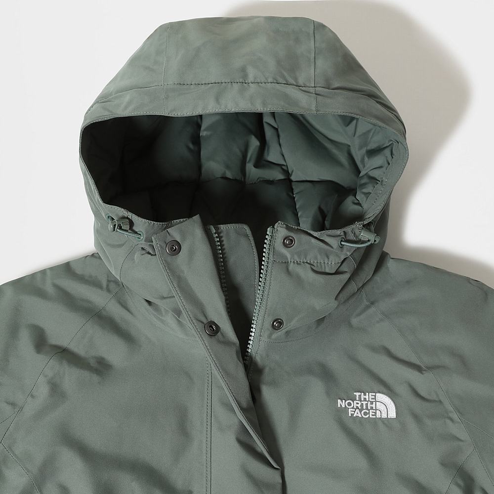 Bundy Parka The North Face Brooklyn Damske Zelene | YGK-849016