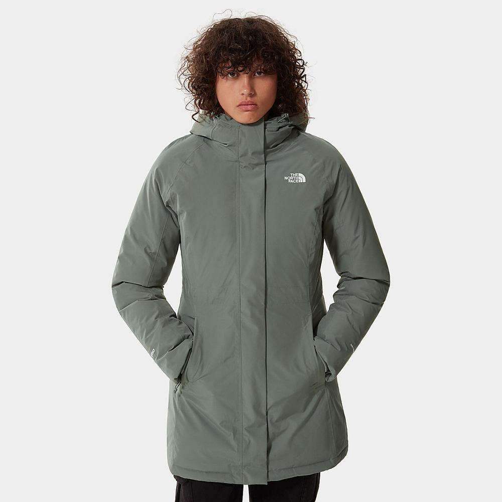 Bundy Parka The North Face Brooklyn Damske Zelene | YGK-849016