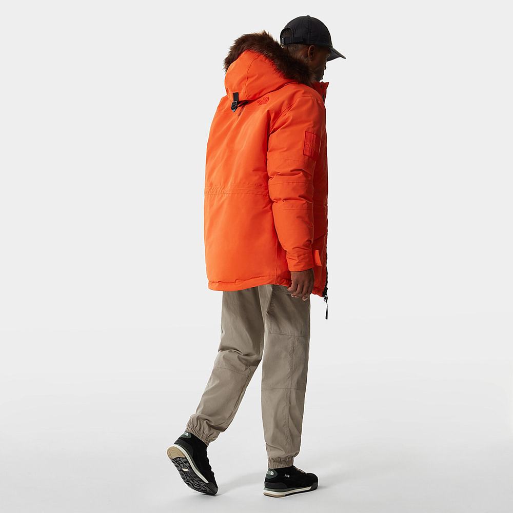 Bundy Parka The North Face EXPEDITION MCMURDO Panske Červené Oranžové | BVP-517360