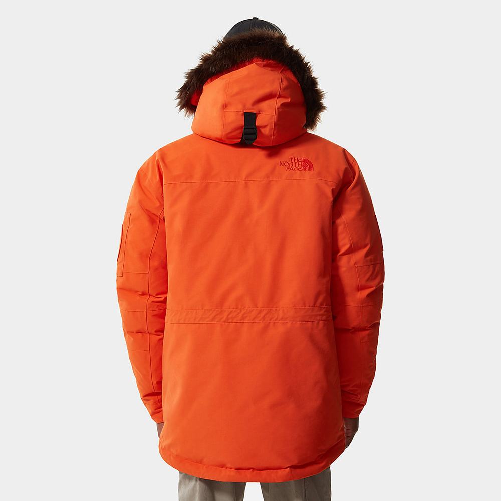 Bundy Parka The North Face EXPEDITION MCMURDO Panske Červené Oranžové | BVP-517360