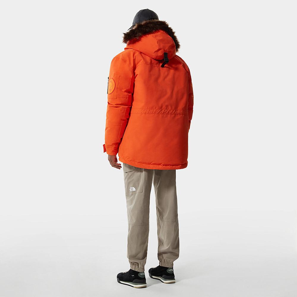 Bundy Parka The North Face EXPEDITION MCMURDO Panske Červené Oranžové | BVP-517360