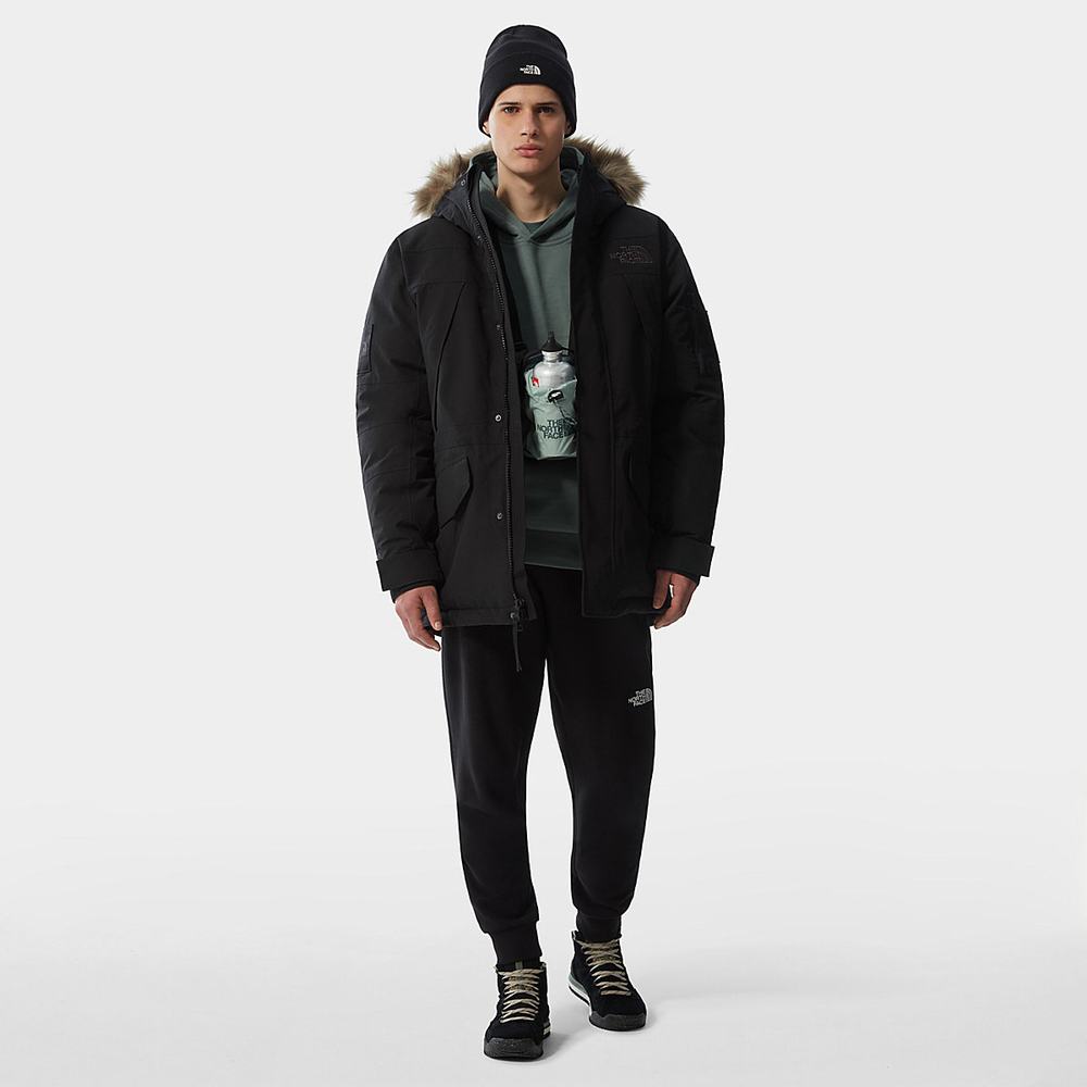 Bundy Parka The North Face EXPEDITION MCMURDO Panske Čierne | NMO-731602