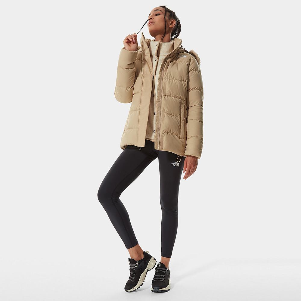Bundy Parka The North Face Gotham Jacket Damske Hnedožltý | NKD-205367