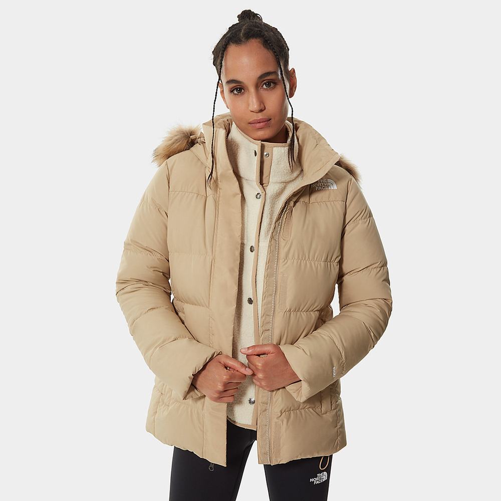 Bundy Parka The North Face Gotham Jacket Damske Hnedožltý | NKD-205367