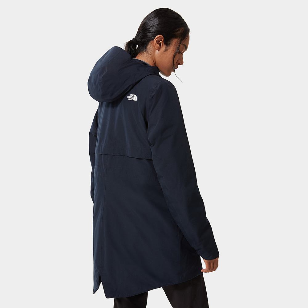 Bundy Parka The North Face Hikesteller Insulated Damske Námornícka Modrá | KWQ-392158