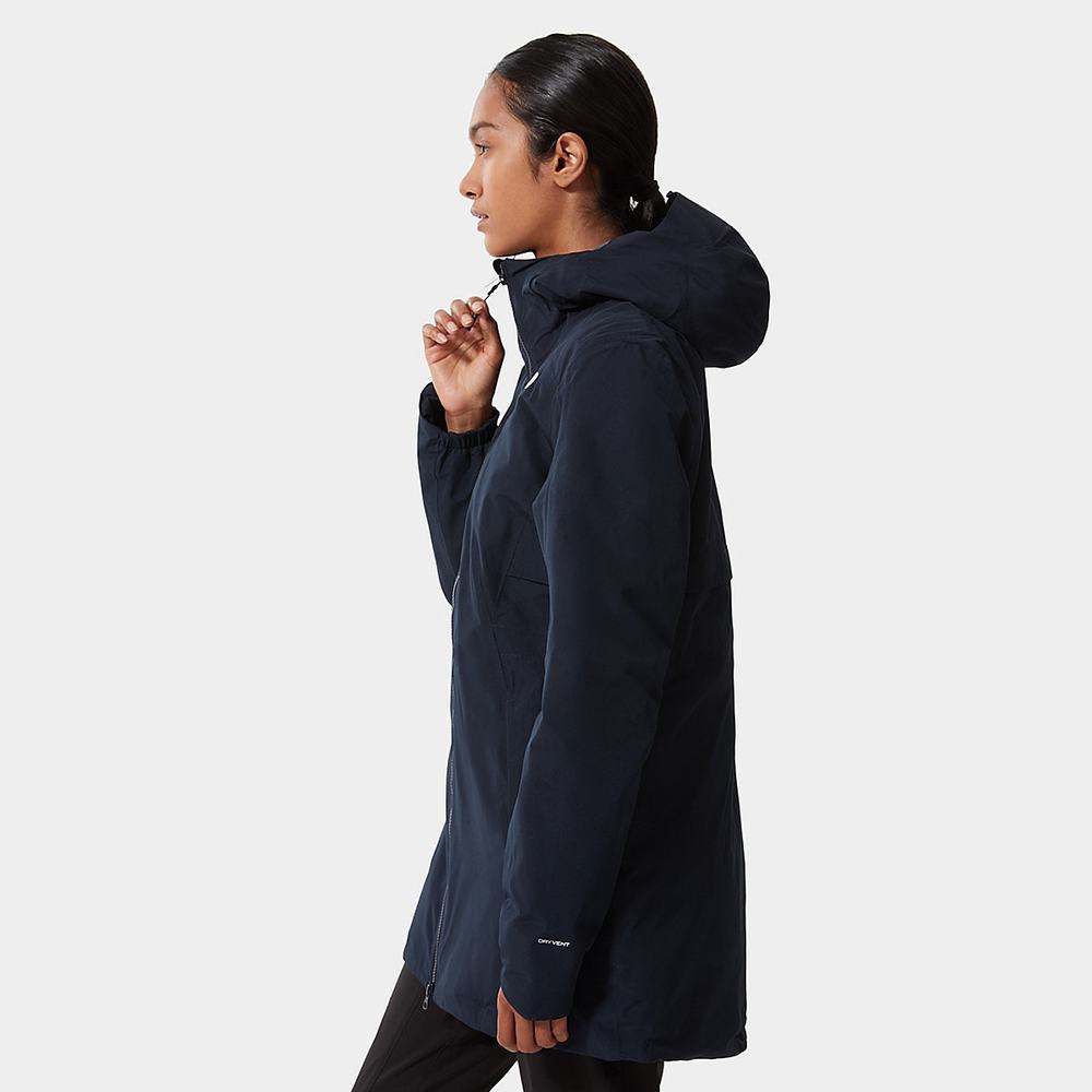 Bundy Parka The North Face Hikesteller Insulated Damske Námornícka Modrá | KWQ-392158