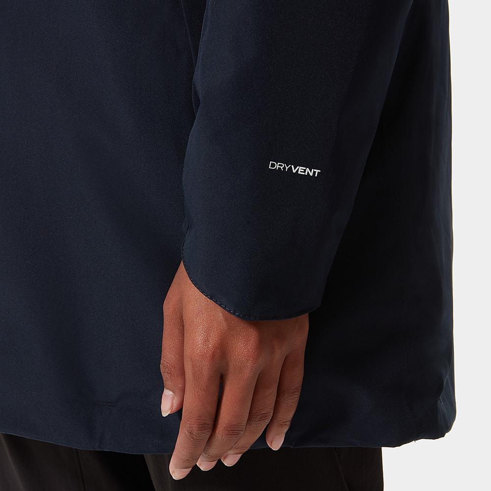 Bundy Parka The North Face Hikesteller Insulated Damske Námornícka Modrá | KWQ-392158