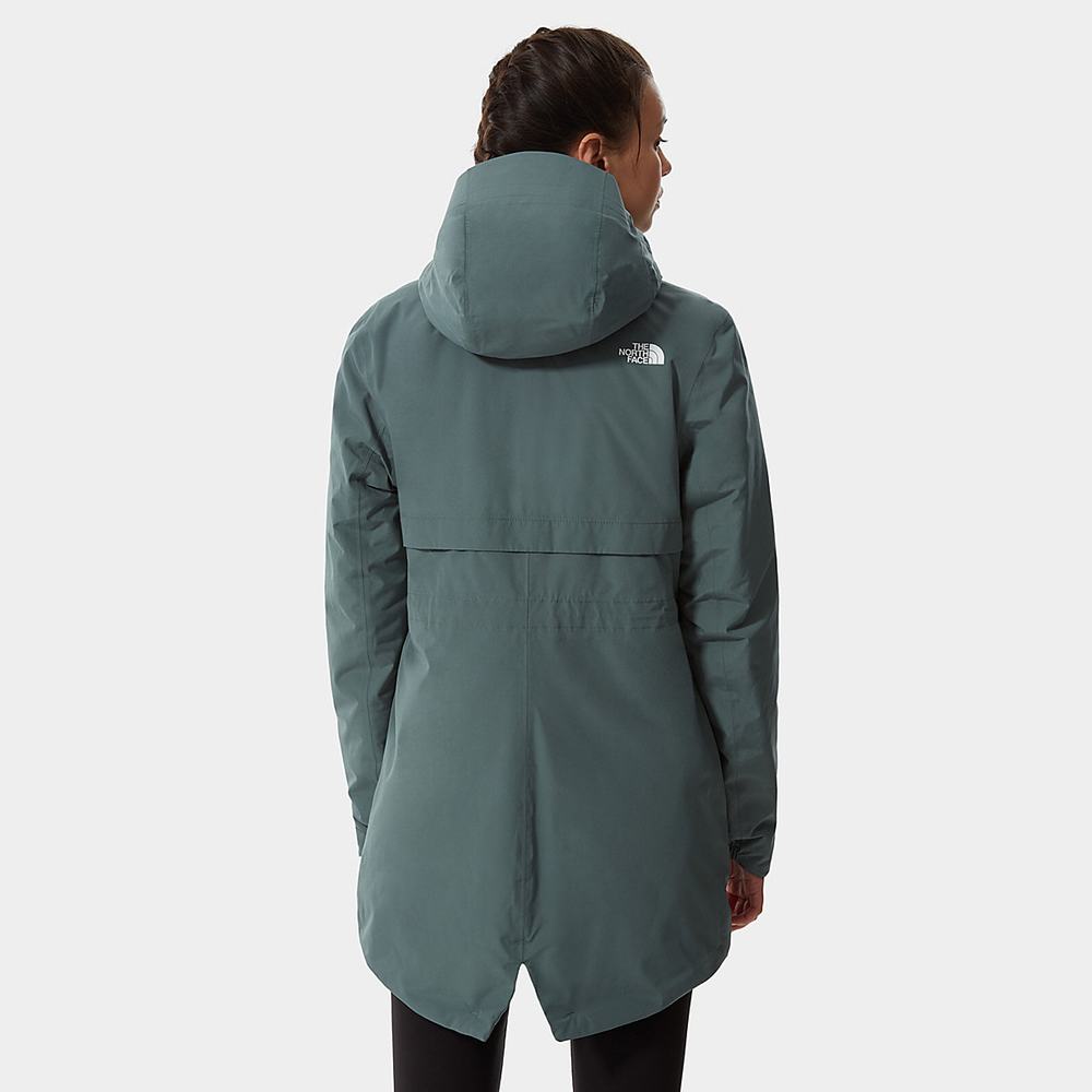Bundy Parka The North Face Hikesteller Insulated Damske Zelene | PAF-208649