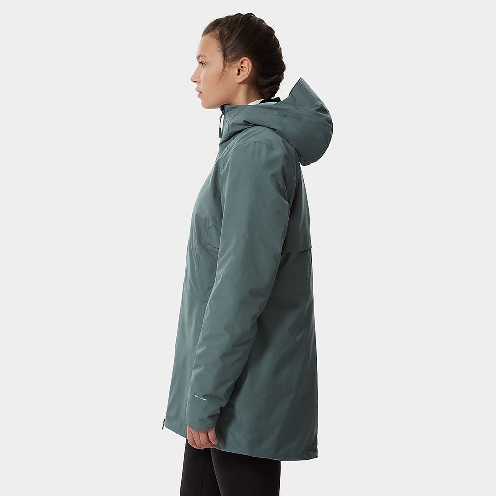 Bundy Parka The North Face Hikesteller Insulated Damske Zelene | PAF-208649