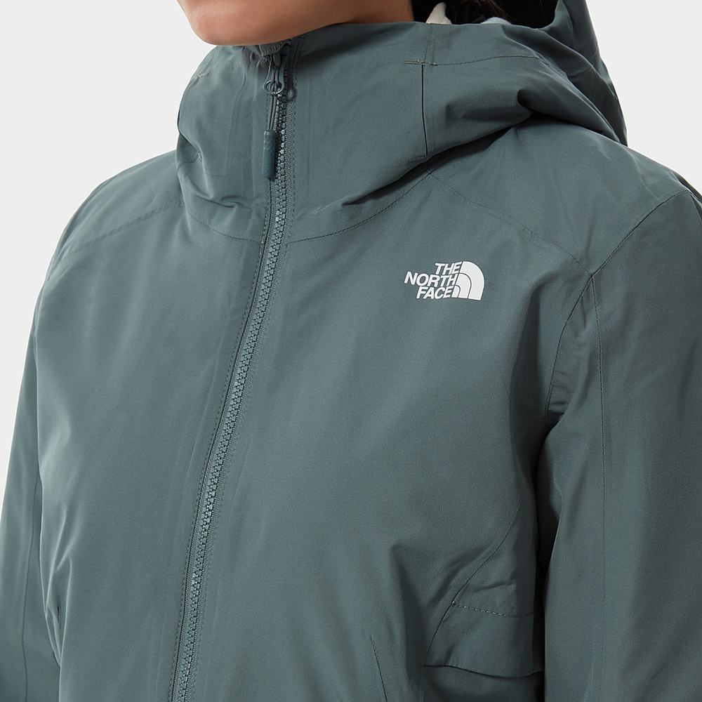 Bundy Parka The North Face Hikesteller Insulated Damske Zelene | PAF-208649