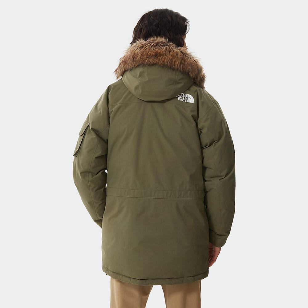 Bundy Parka The North Face Mcmurdo Jacket Panske Olivovo Zelená Zelene | GTS-938012