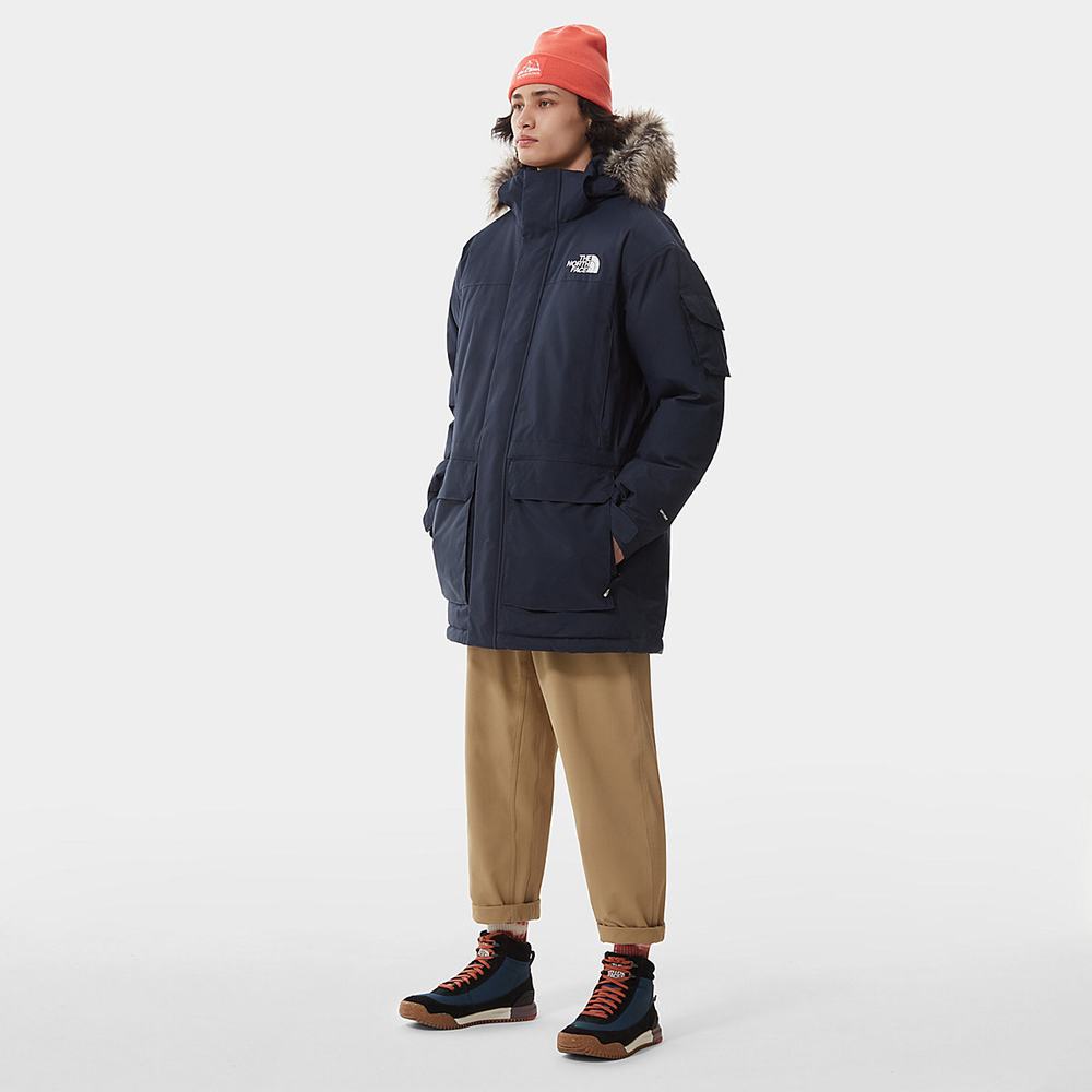 Bundy Parka The North Face Mcmurdo Jacket Panske Námornícka Modrá | ZIJ-368504